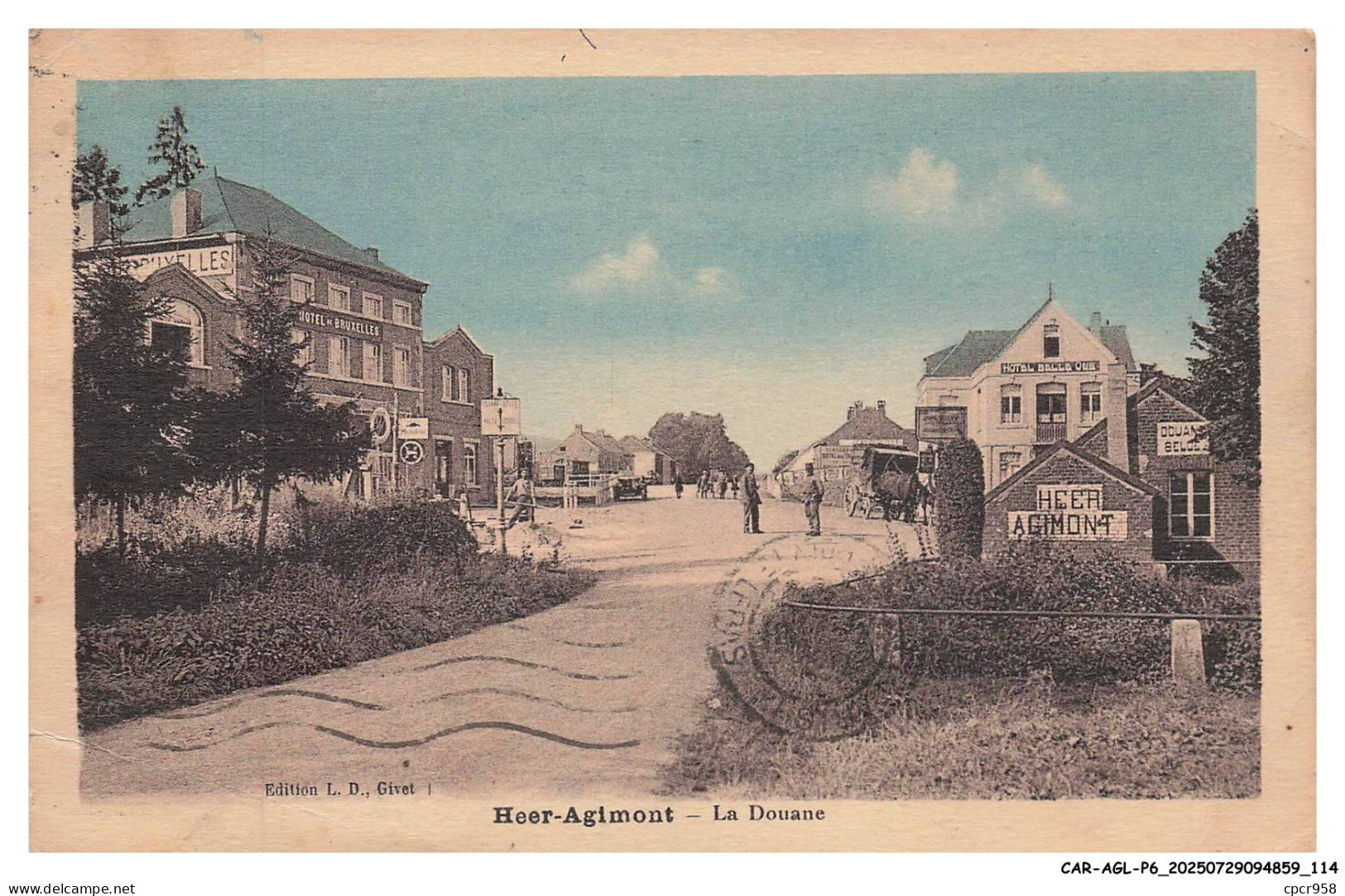 CAR-AGLP6-0366-BELGIQUE - HEER-AGIMONT - LA DOUANE