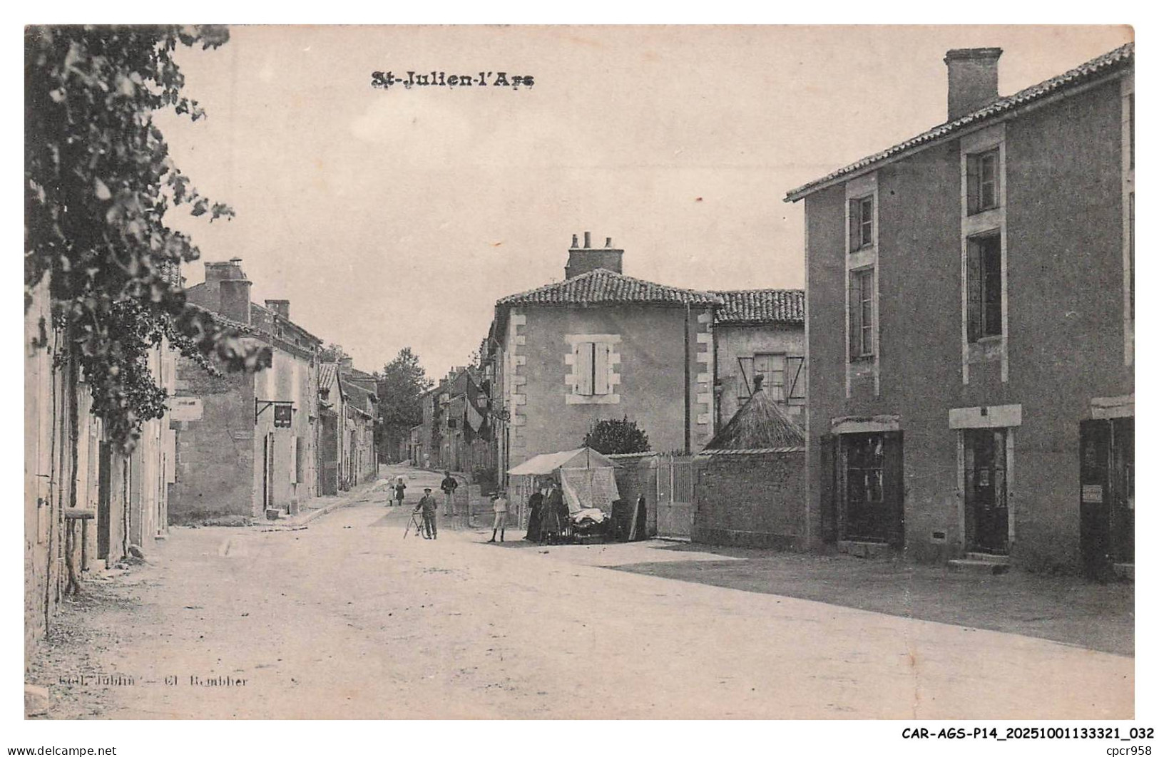 CAR-AGSP14-0889-86 - SAINT-JULIEN-L'ARS - Rue