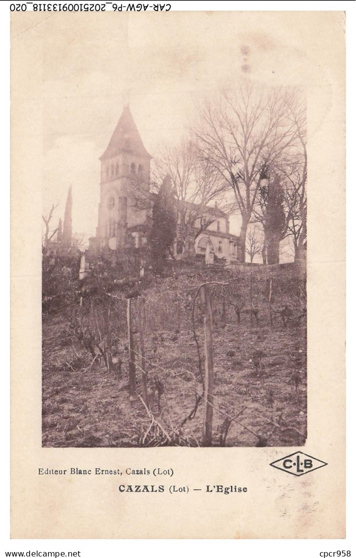 CAR-AGWP6-0262-46 - CAZALS - L'eglise