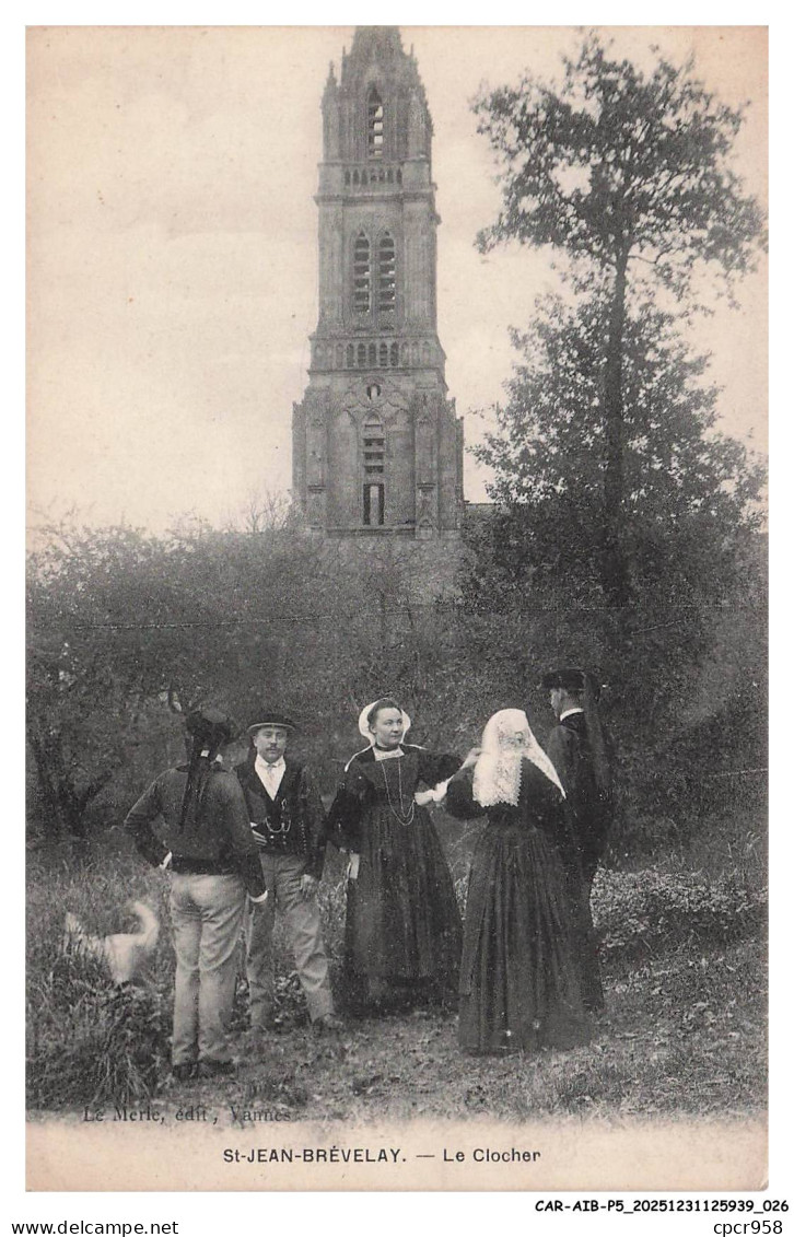 CAR-AIBP5-0184-56 - SAINT-JEAN-BREVELAY - Le clocher