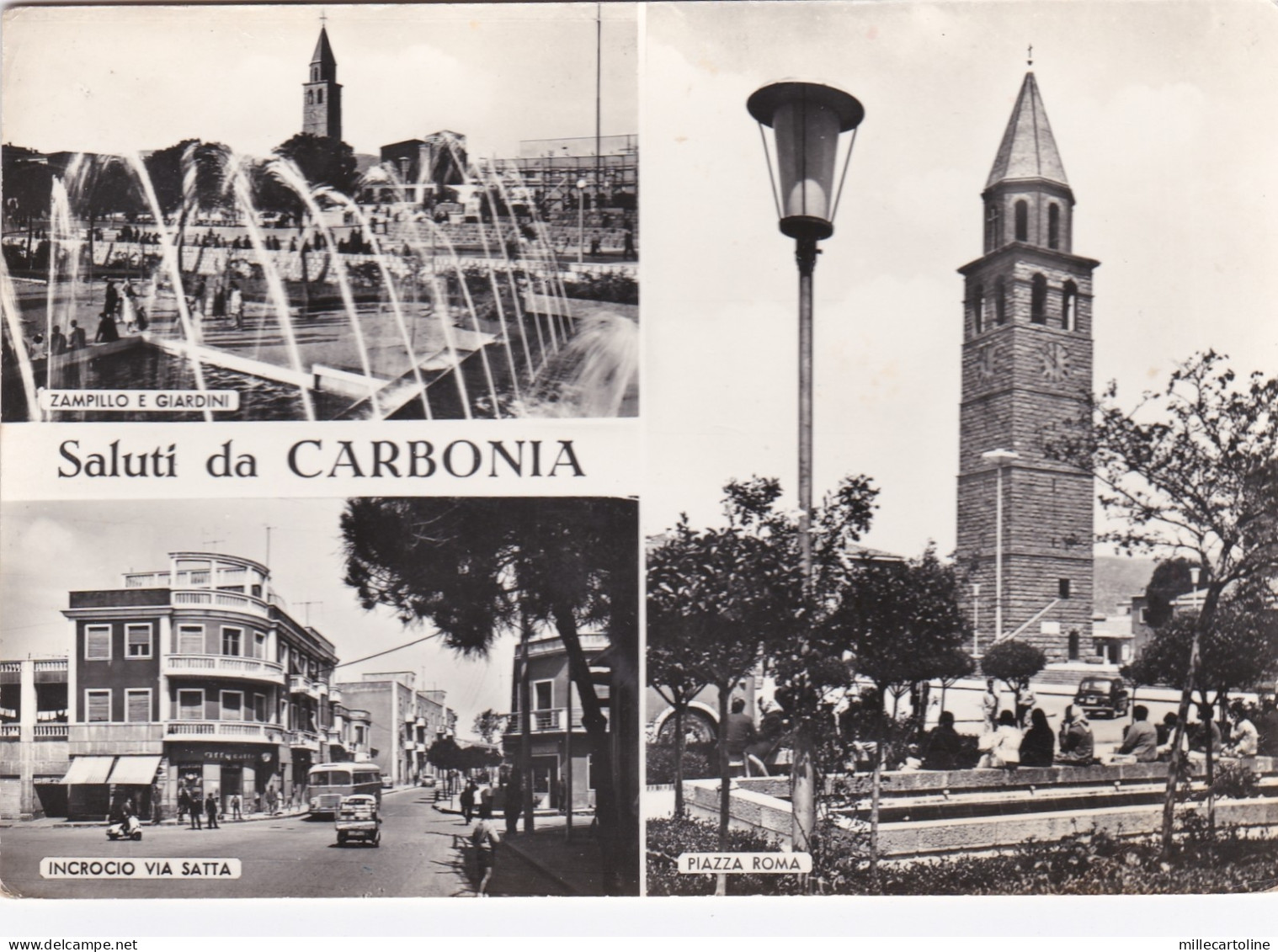 # CARBONIA: SALUTI DA - 3 VEDUTE