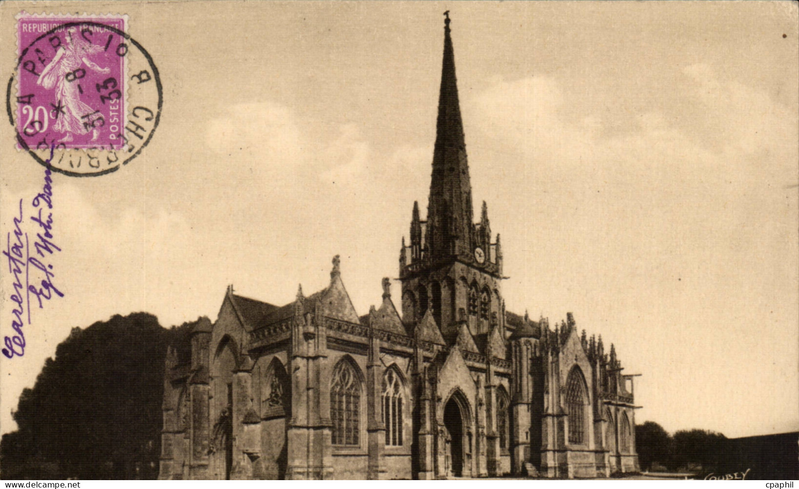 Carentan CPA Eglise ND