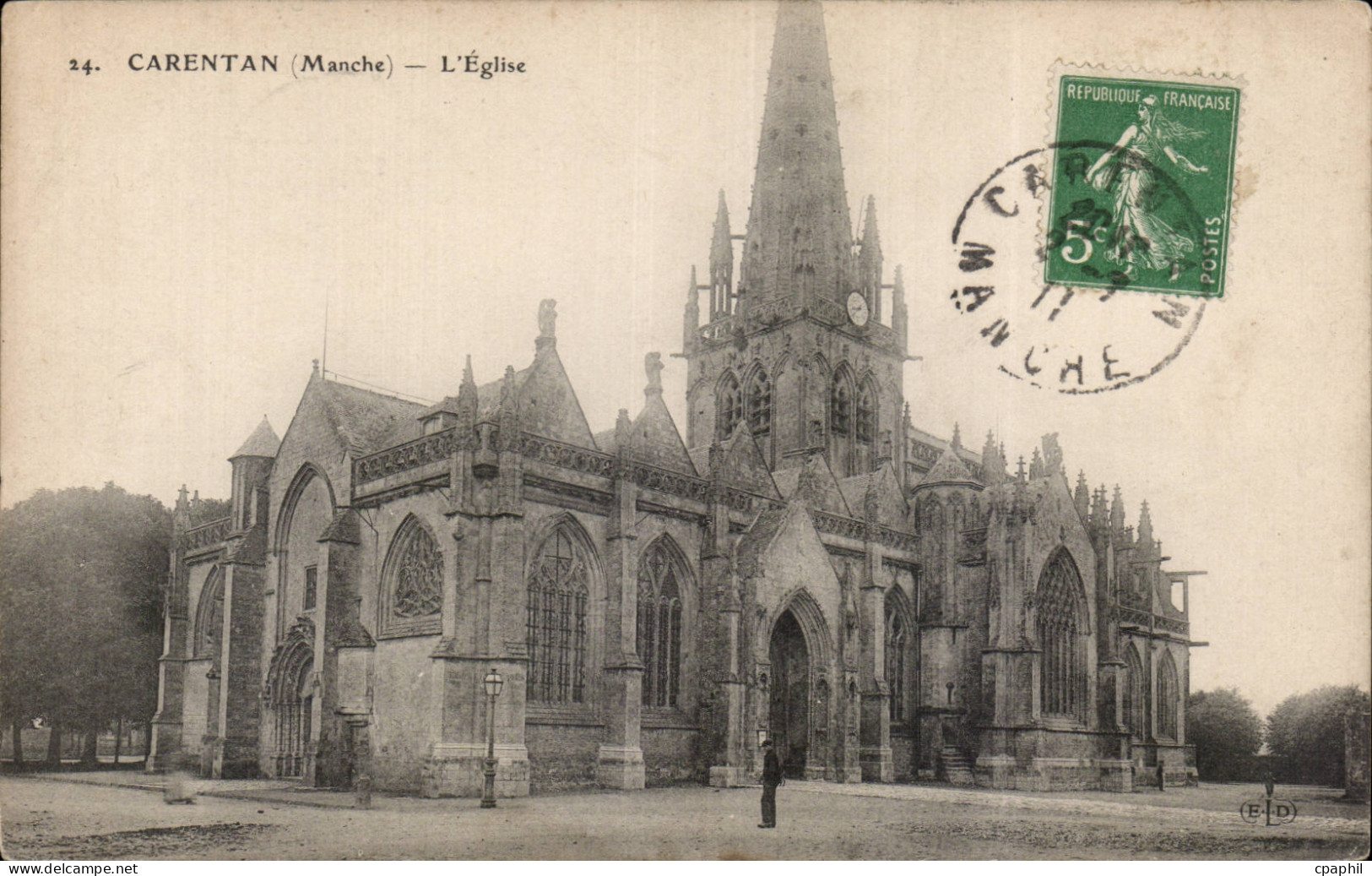 Carentan - L Eglise - CPA