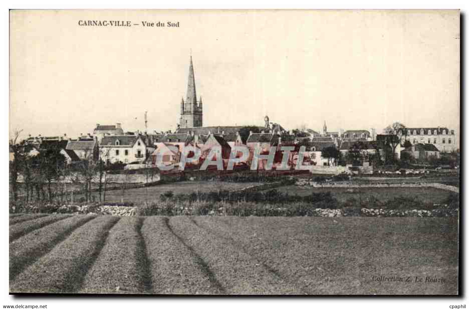 Carnac CPA Vue du sud
