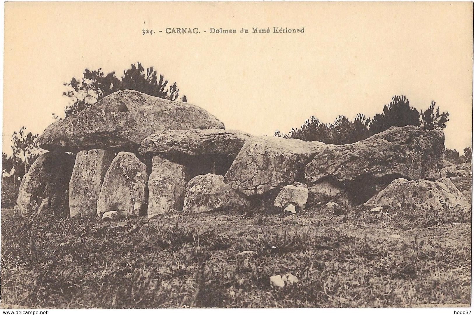 Carnac - Dolmen du Mané Kérioned