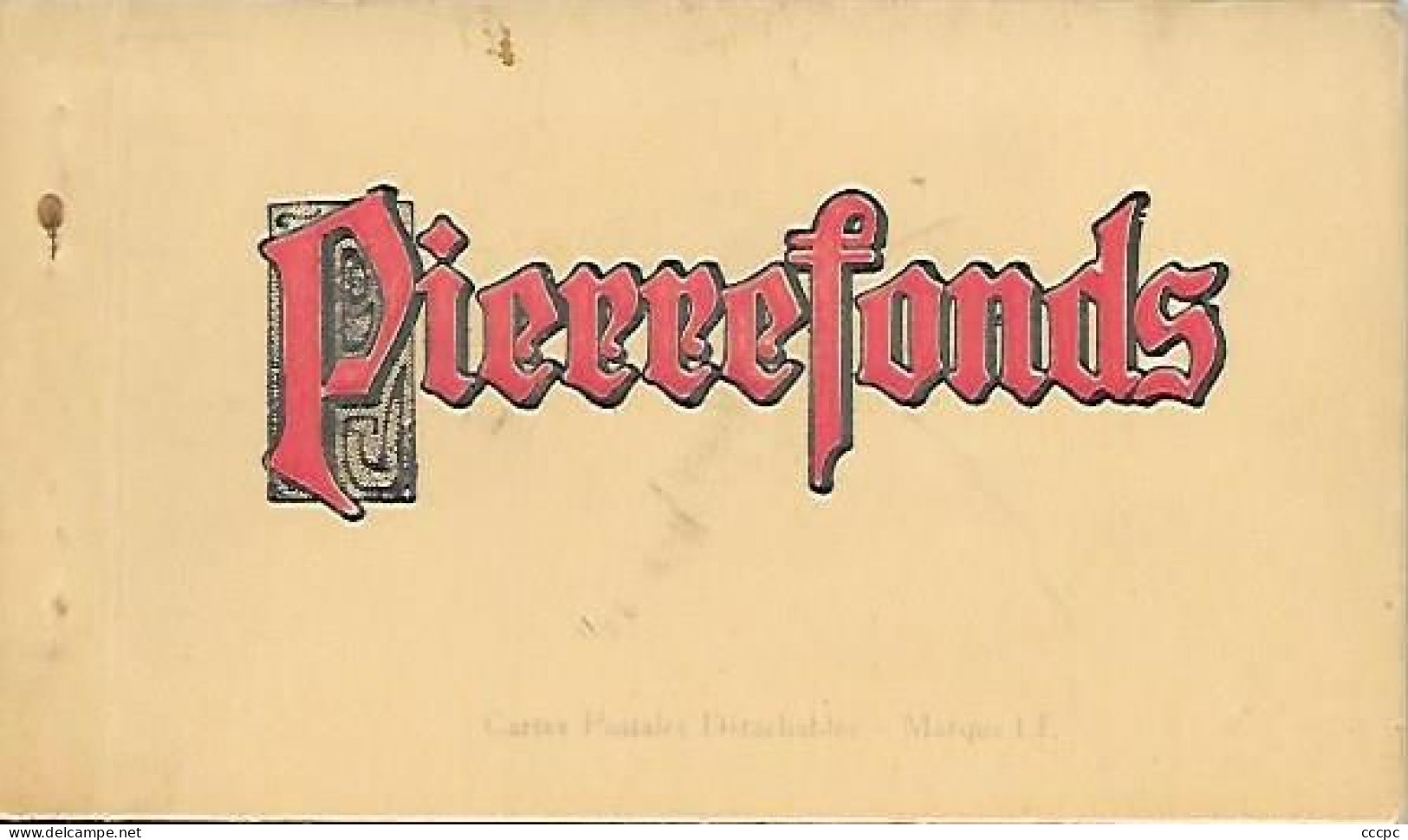 Carnet de 10 CP Pierrefonds