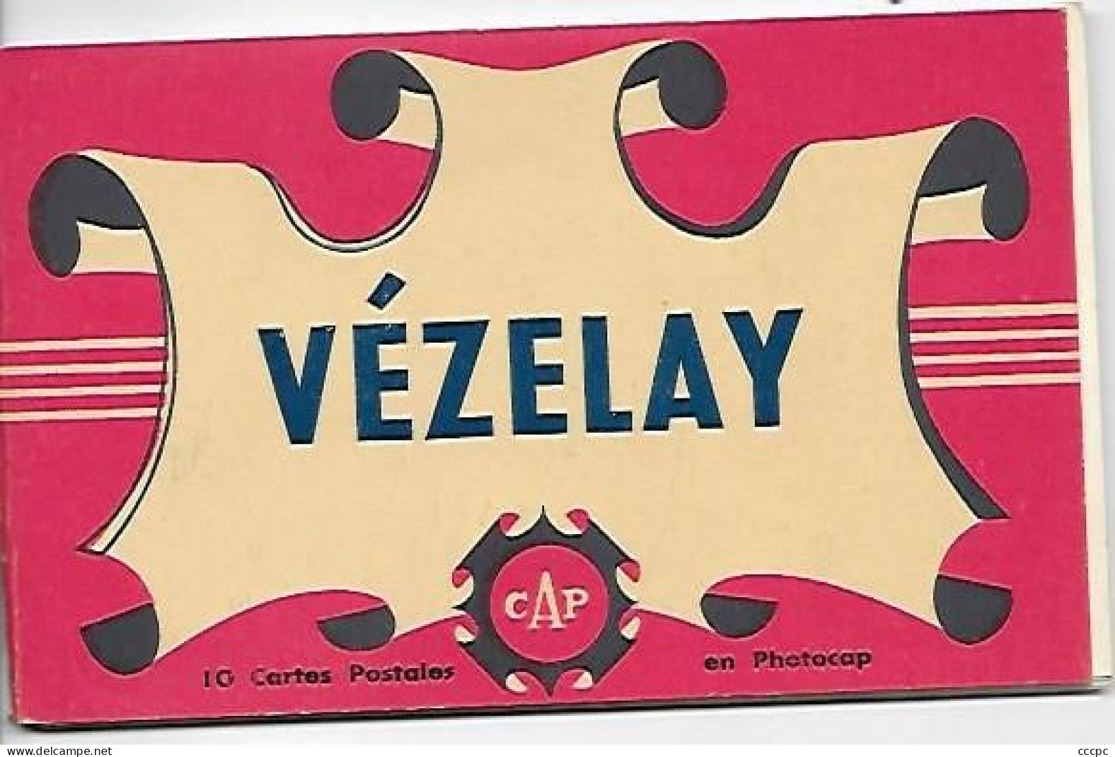 Carnet de 10 CP Vézelay