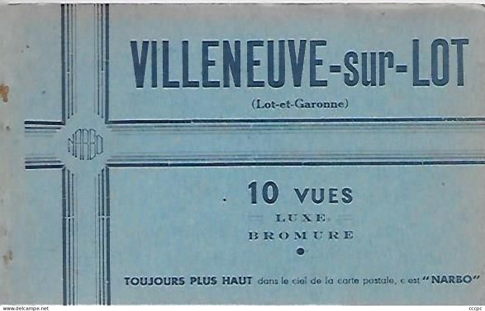 Carnet de 10 CP Villeneuve-sur-Lot