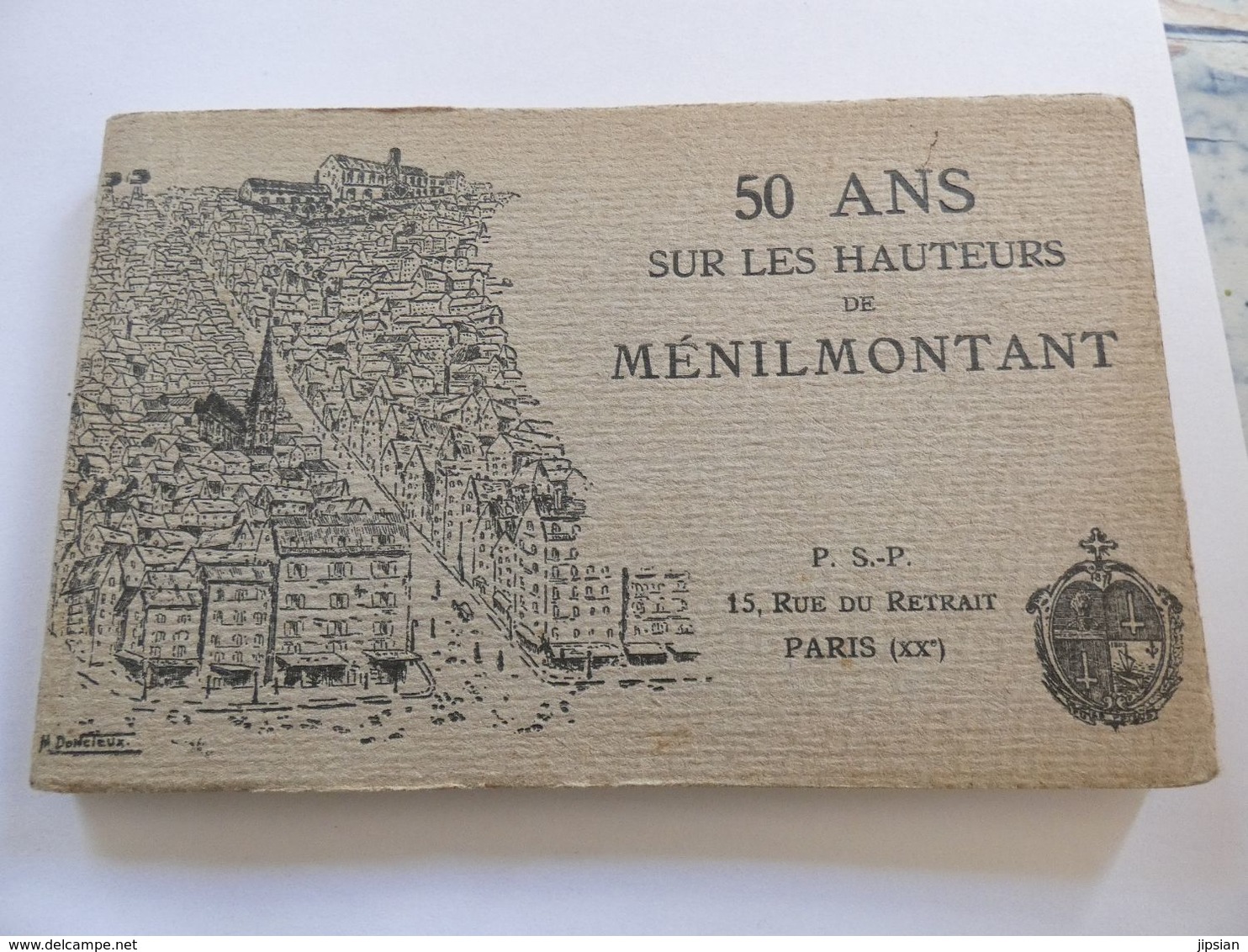carnet de 19 cpa Paris -- 50 ans sur les hauteurs de Ménilmontant    AVR20-103