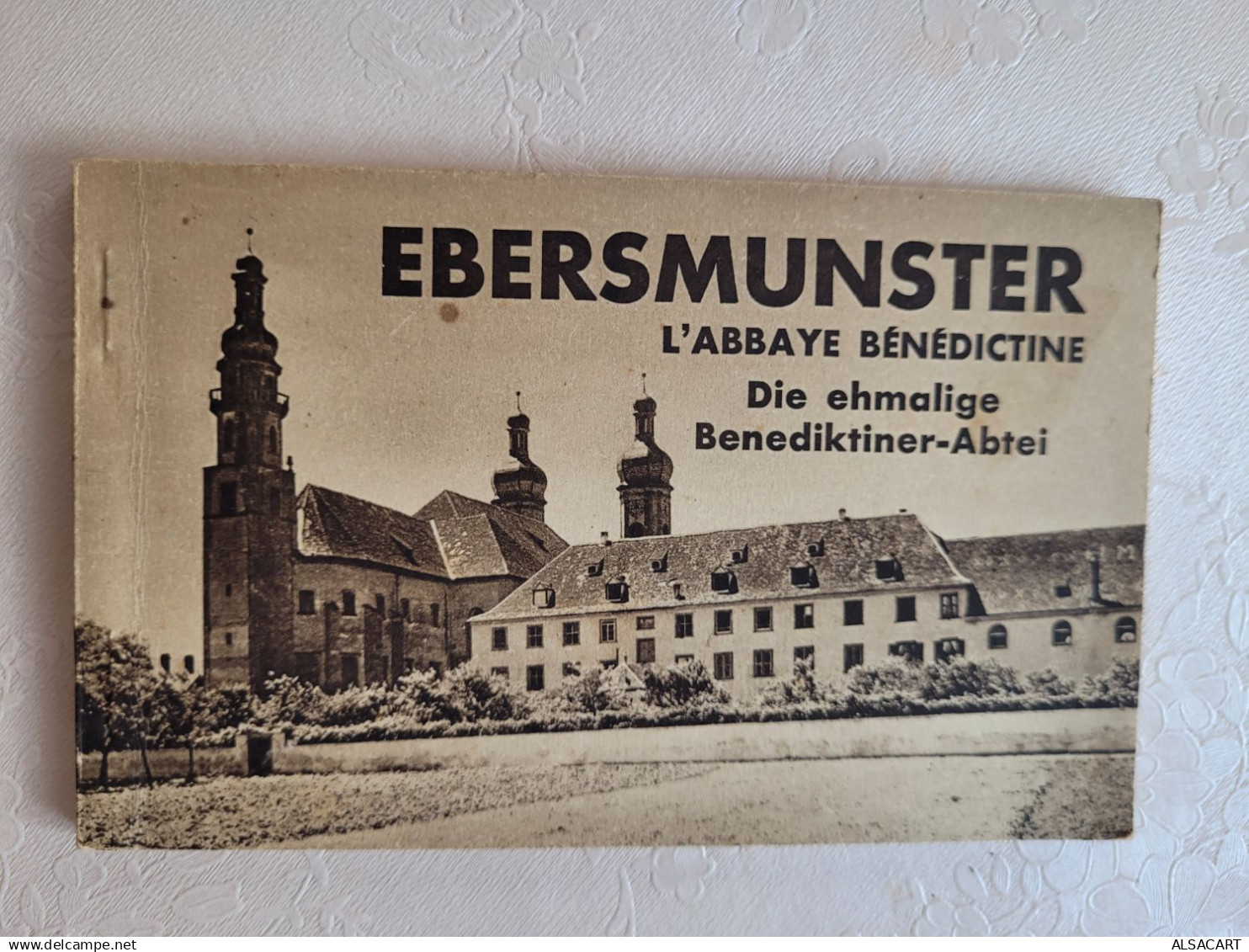 carnet -   ebersmunster , l'abbaye bénédictine , 12 vues