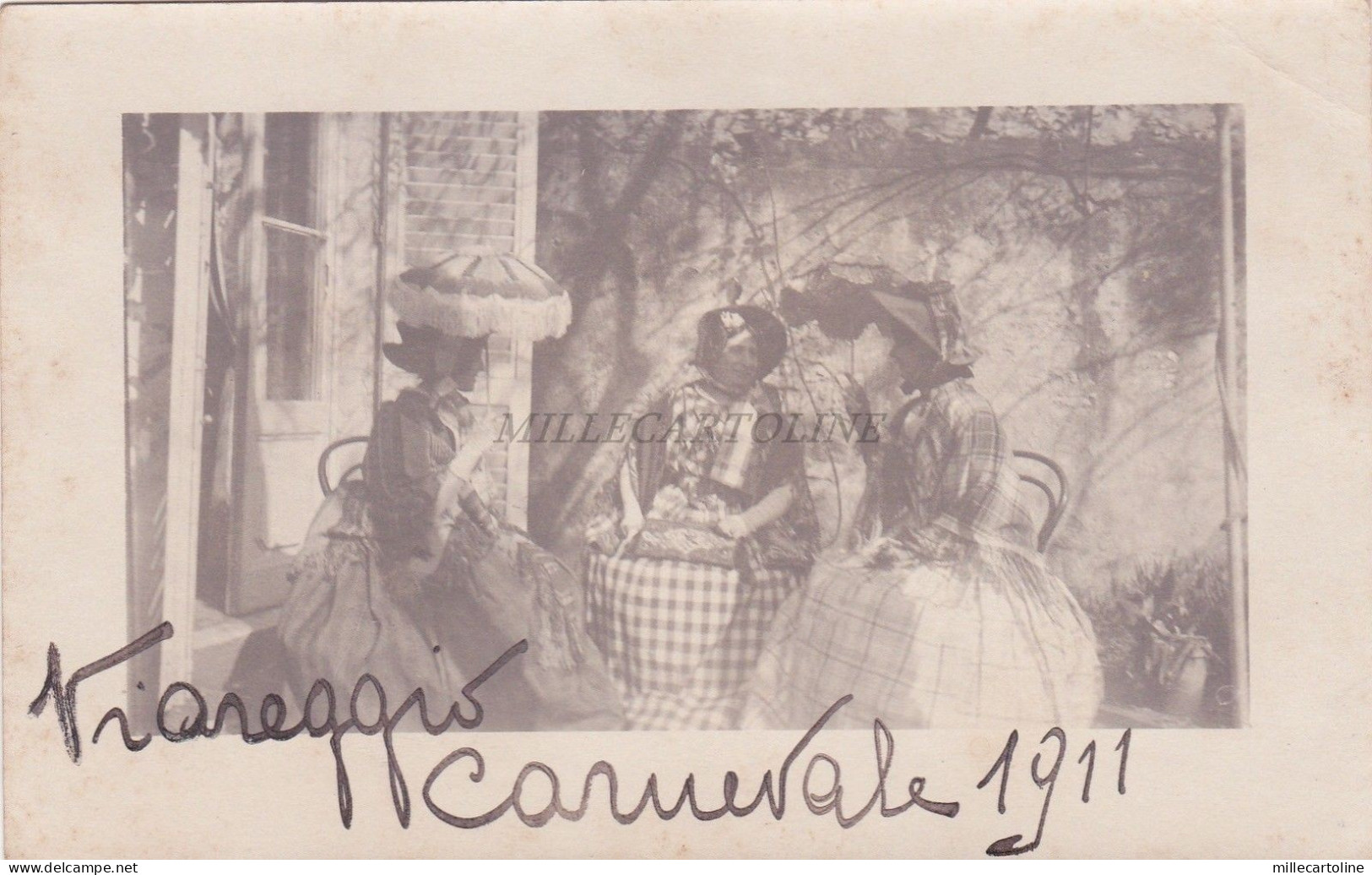* CARNEVALE DI VIAREGGIO - Donne - Fotocartolina 1911