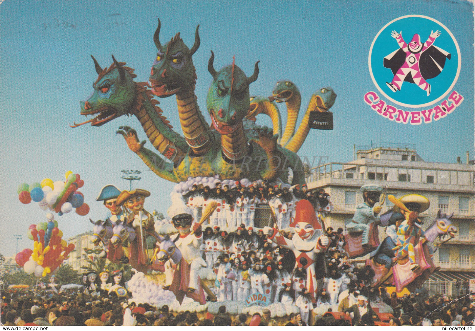 CARNEVALE DI VIAREGGIO - L'Idra, Cartolina