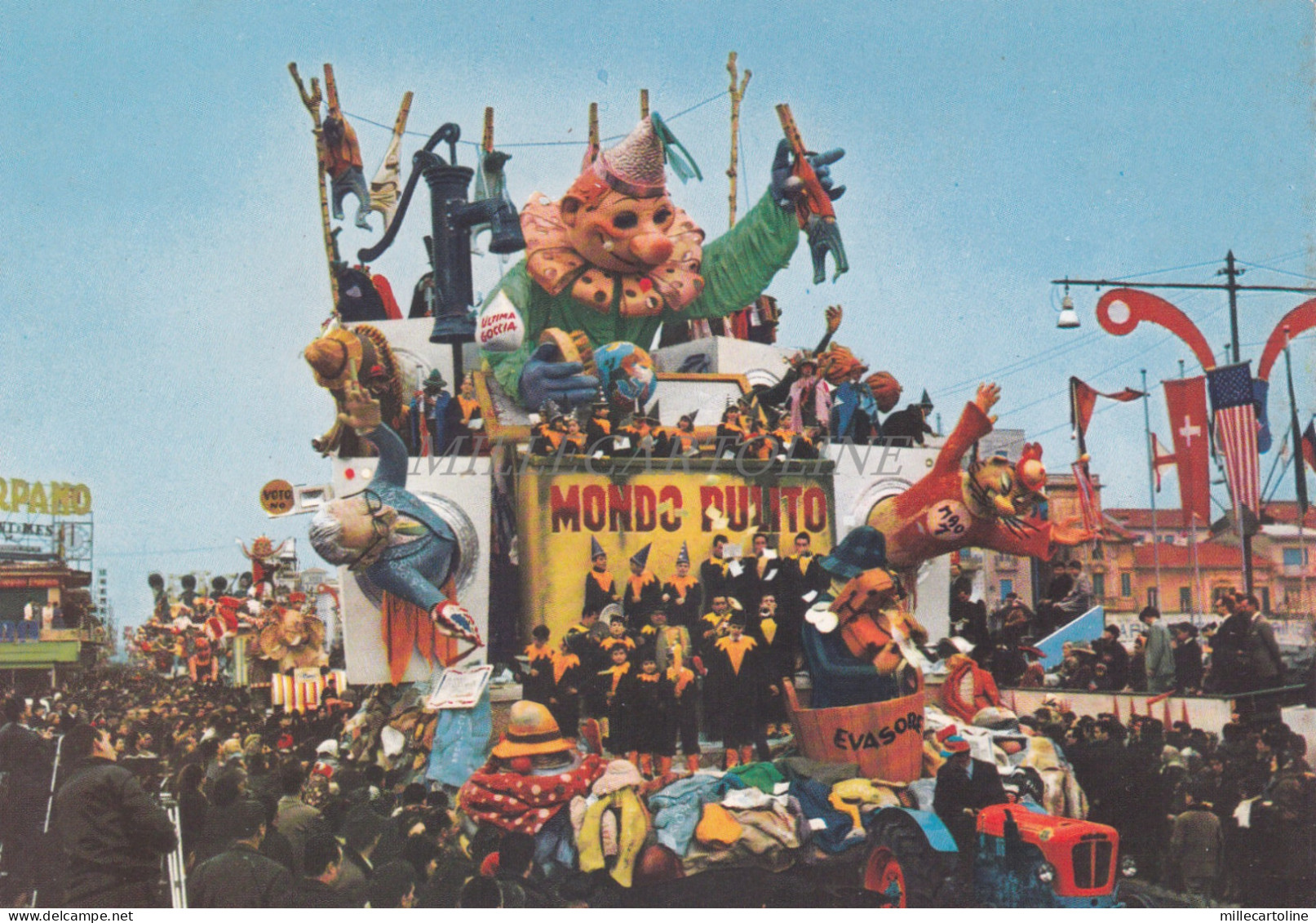 CARNEVALE DI VIAREGGIO - Mondo Pulito, Cartolina