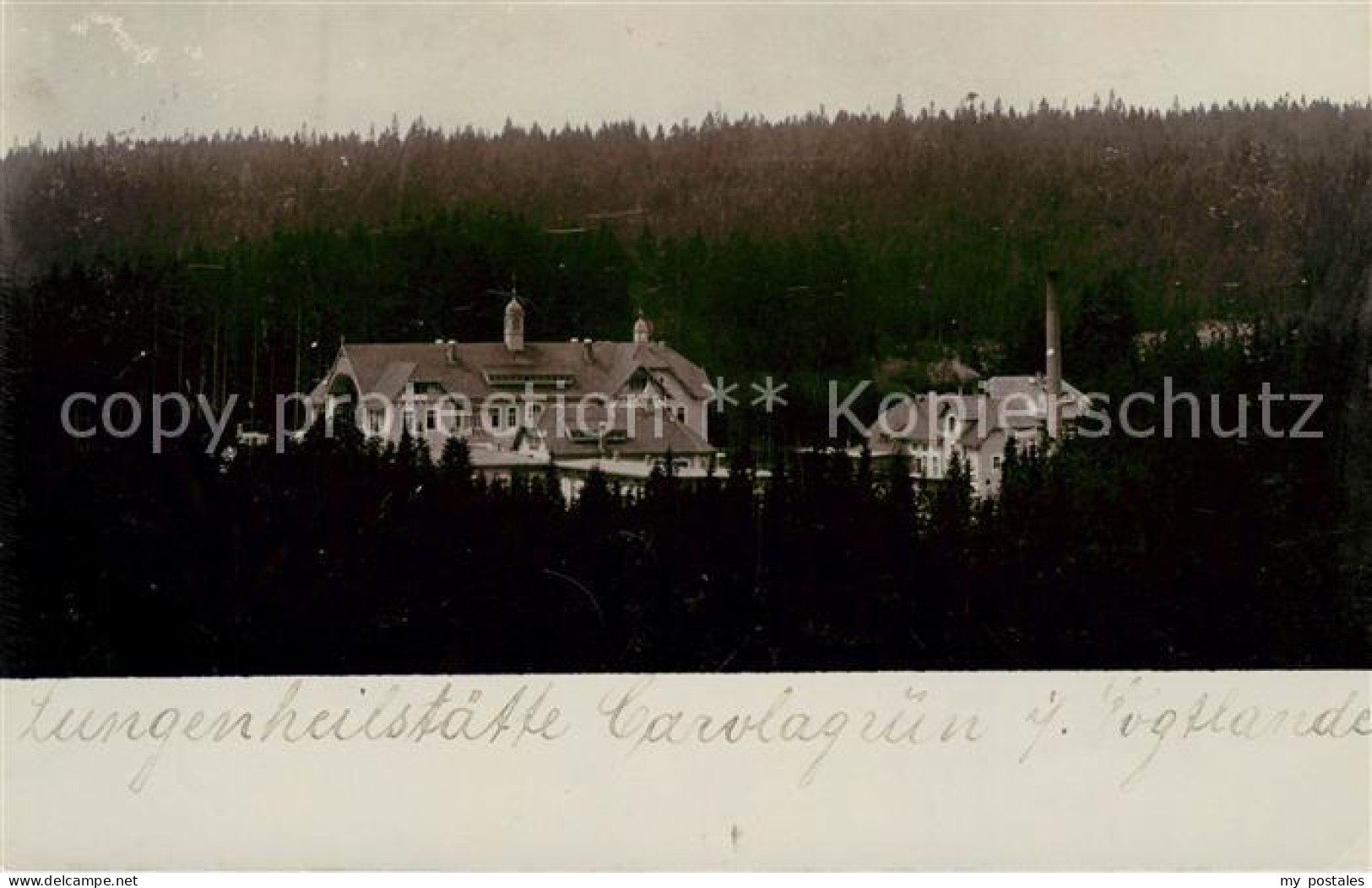 Carolagruen Schoenheide Erzgebirge Lungeheilstaette