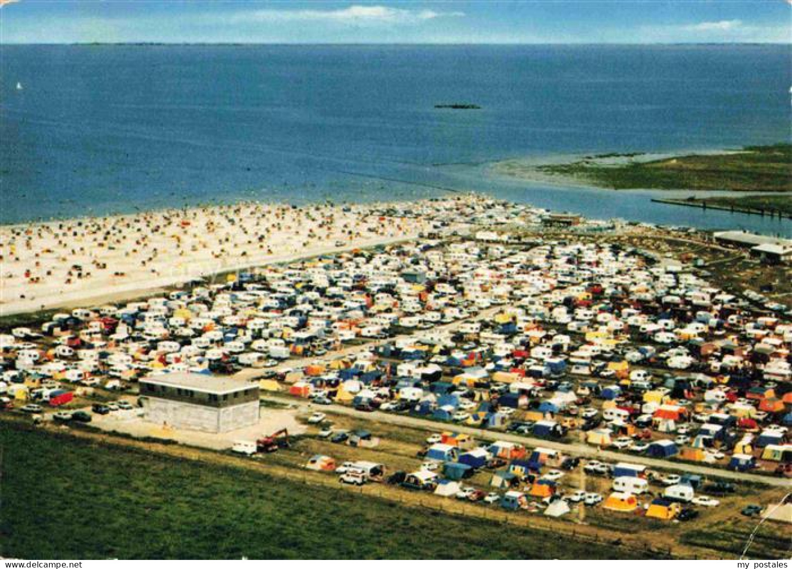 Carolinensiel Ostfriesland Wittmund Niedersachsen Badestrand Campingplatz
