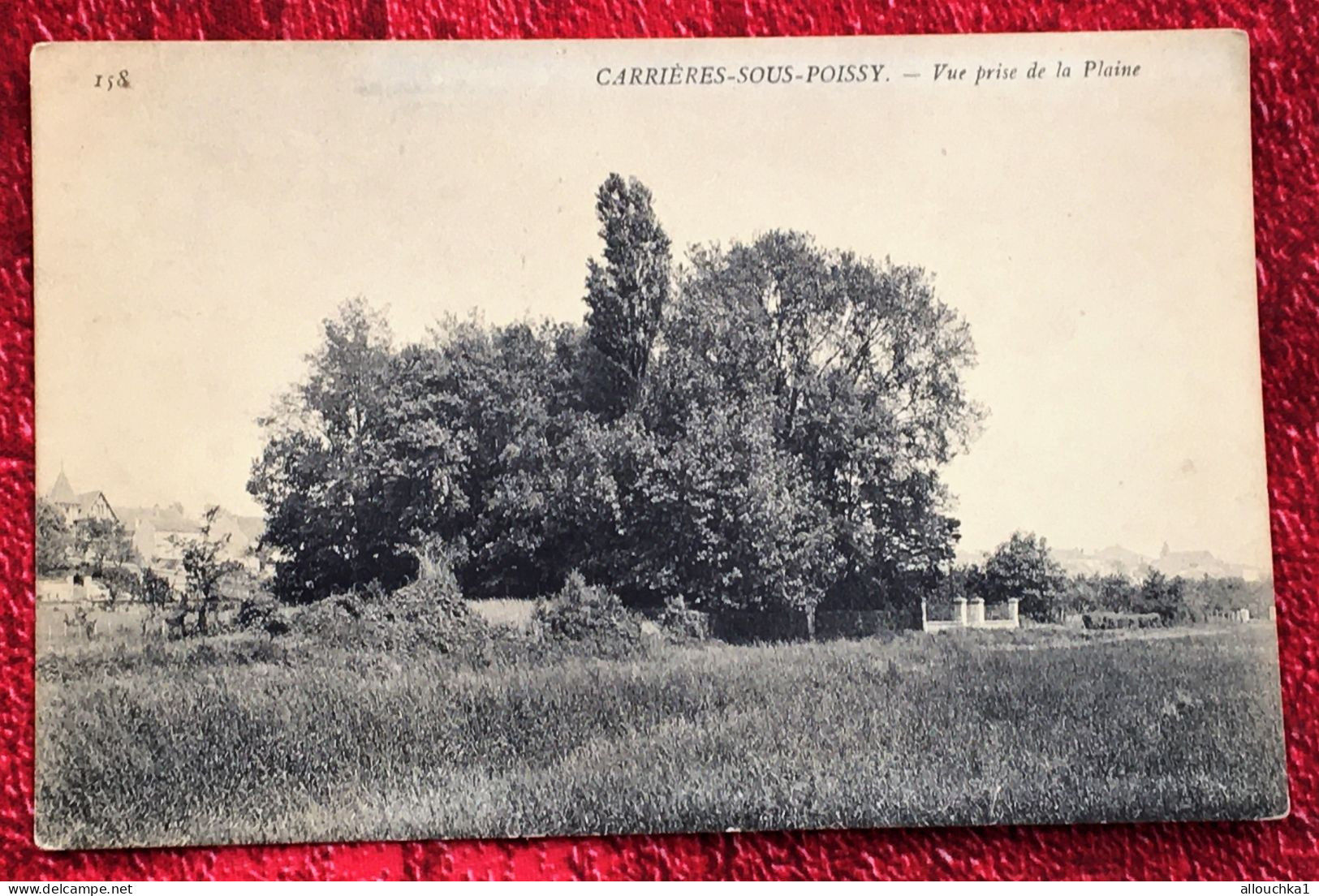 Carrières-sous-Poissy-[78] Yvelines - Carte Postale /CPA : vue prise de la plaine région Île-de-France