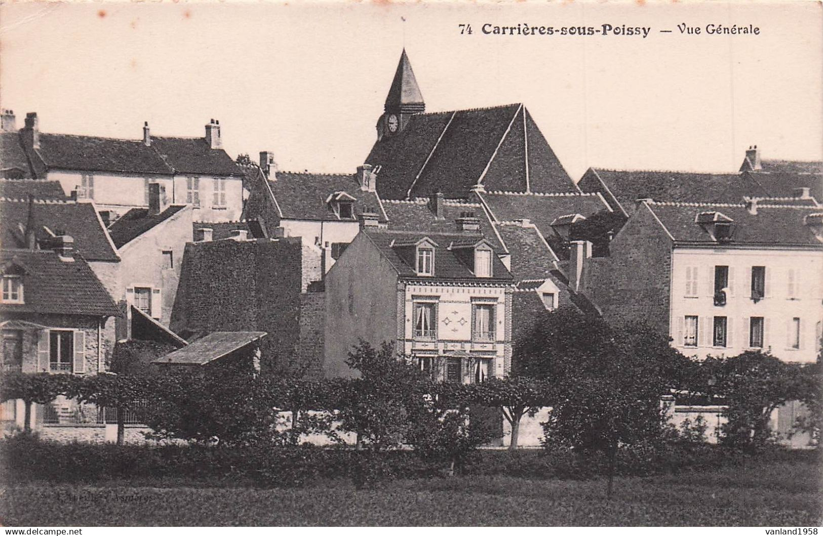 CARRIERES sous POISSY-vue générale