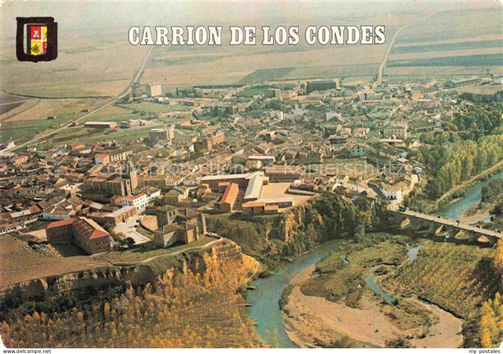 Carrion de Los Condes Palencia Castilla y Leon ES Vista aérea