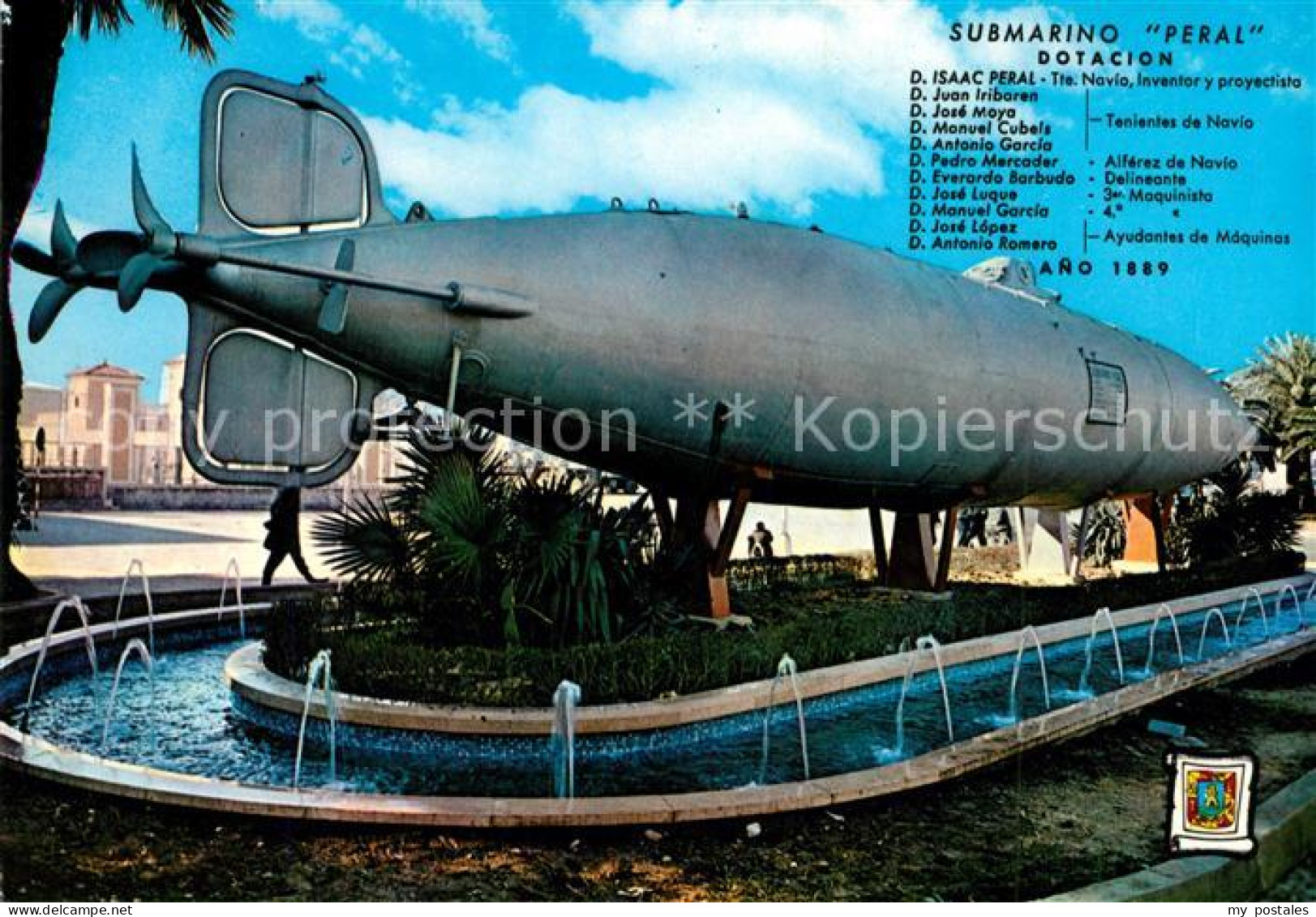 Cartagena Murcia Submarino Peral primero del mundo