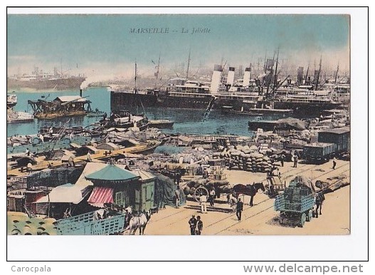 carte 1915 MARSEILLE / LA JOLIETTE