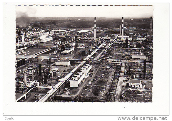 carte 1950 LACQ / VUE GENERALE