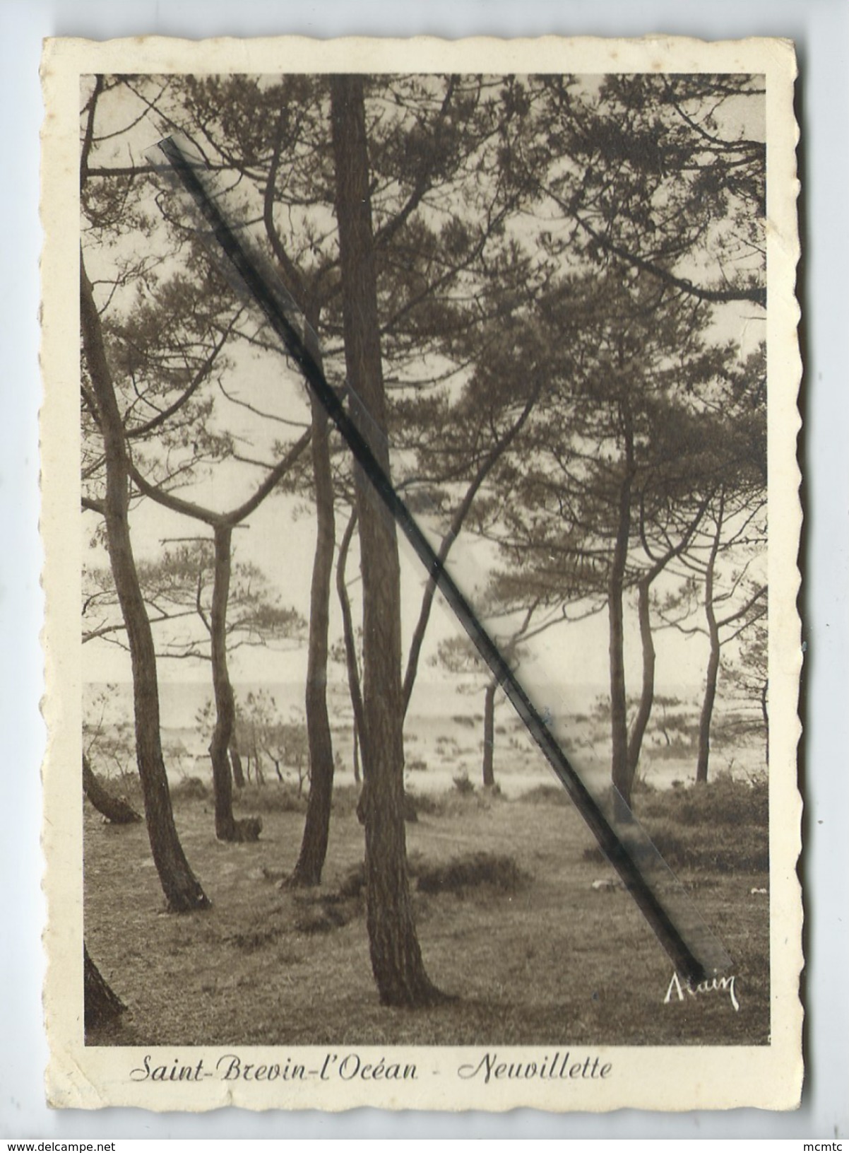 Carte  abîmée -  Saint Brevin l'Océan - Neuvillette