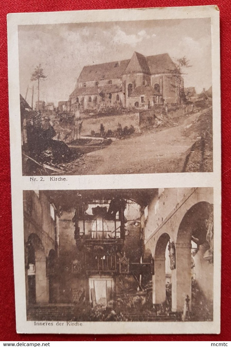 Carte Allemande  -  Moislains à confirmer