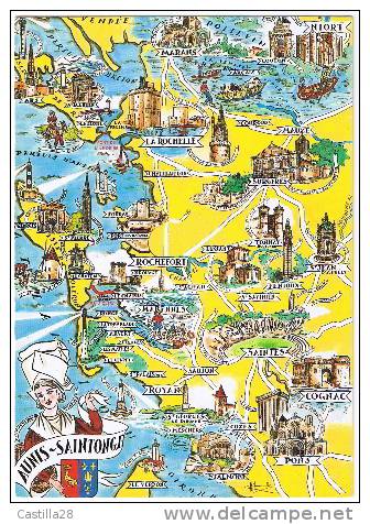 Carte AUNIS SAINTONGE