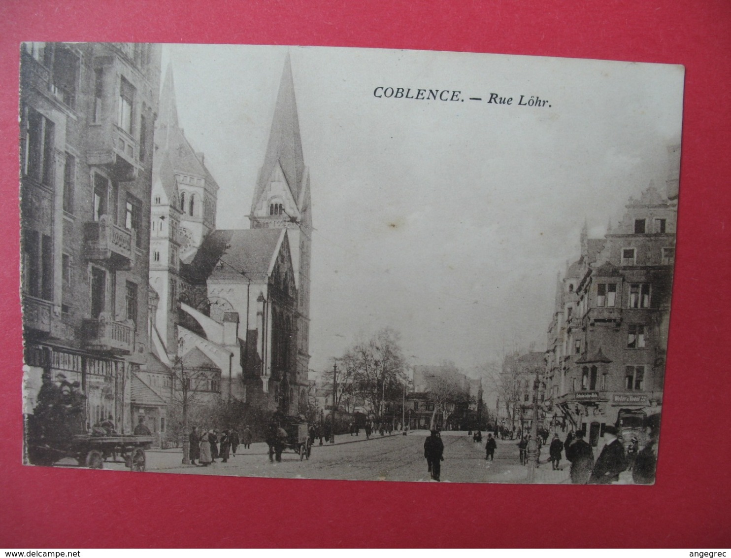 Carte  Coblence  Rue Löhr