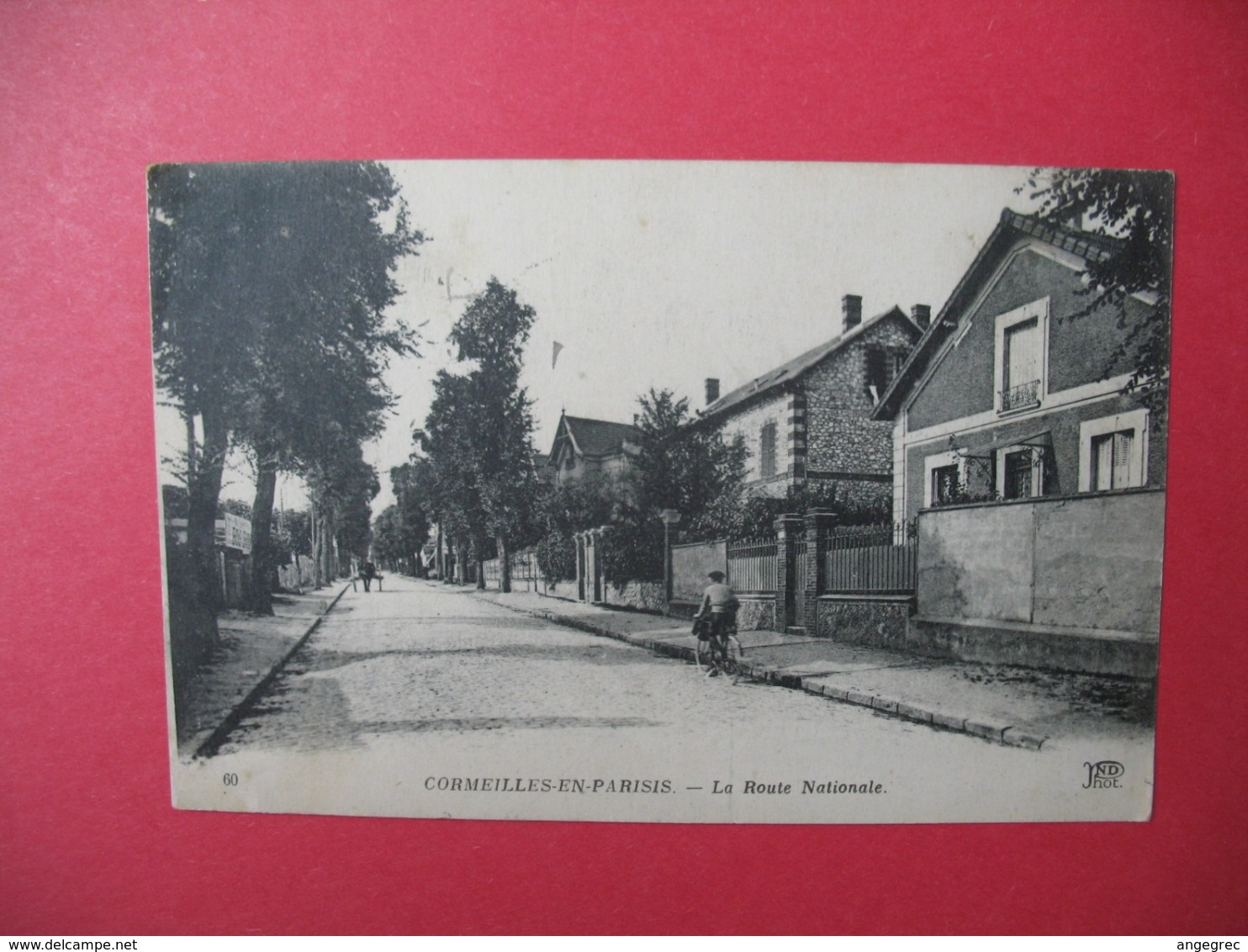 Carte    Cormeilles en Parisis   La Route Nationale