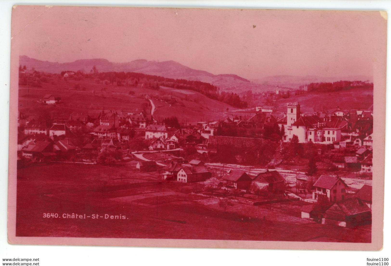 Carte de Châtel-Saint-Denis