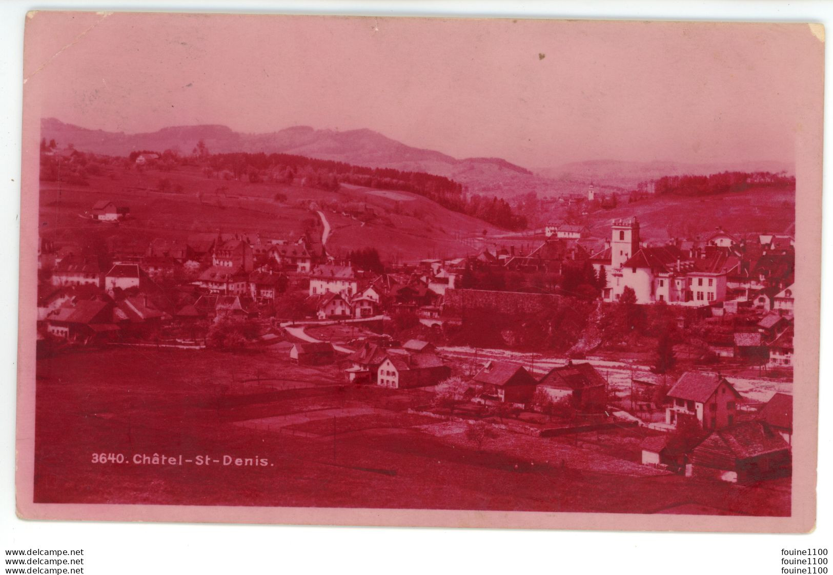 Carte de Châtel-Saint-Denis