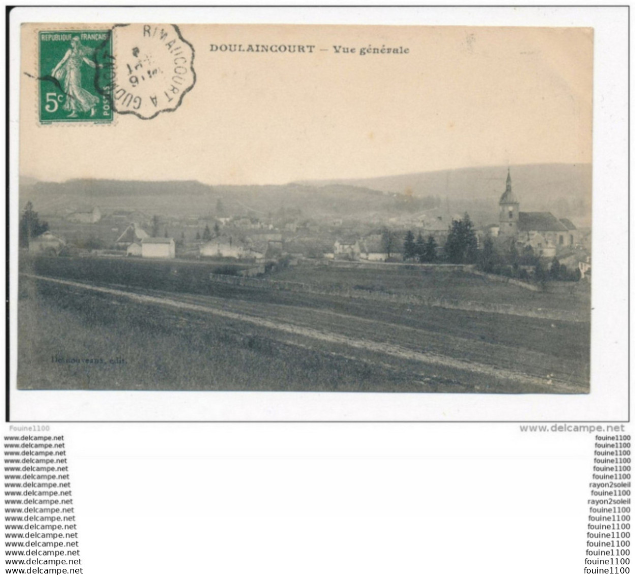 carte de  doulaincourt    ( recto verso )