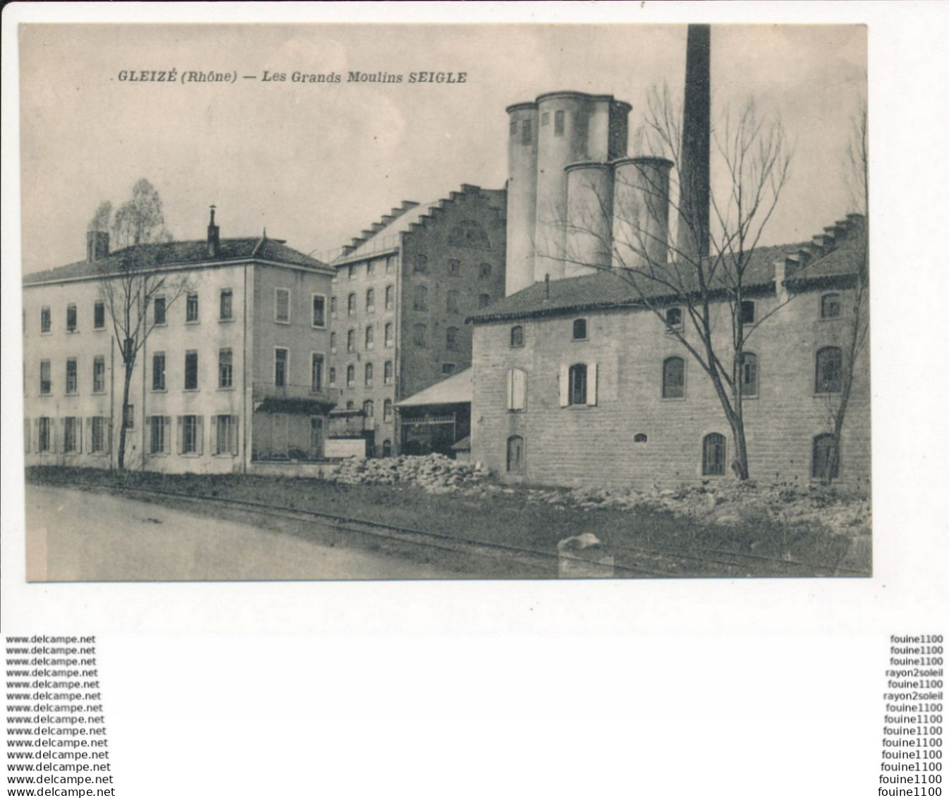 carte de GLEIZE les grands moulins seigle  ( recto verso )