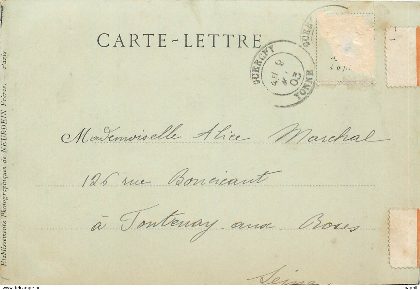 CARTE DOUBLE Joigny