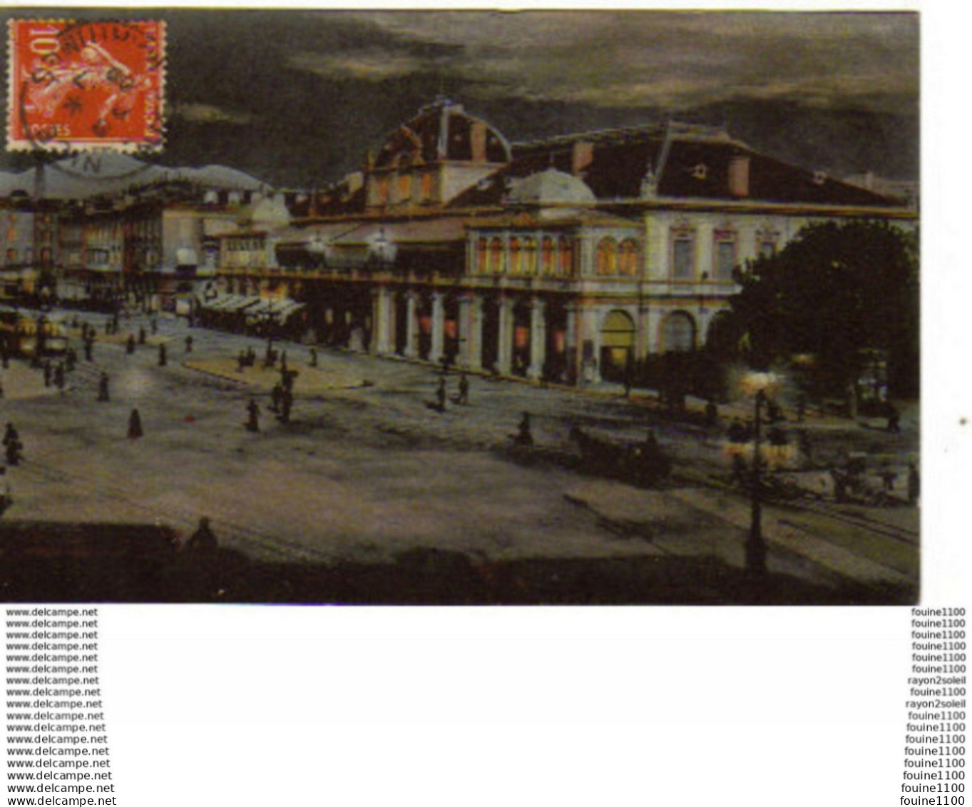 carte du casino la nuit