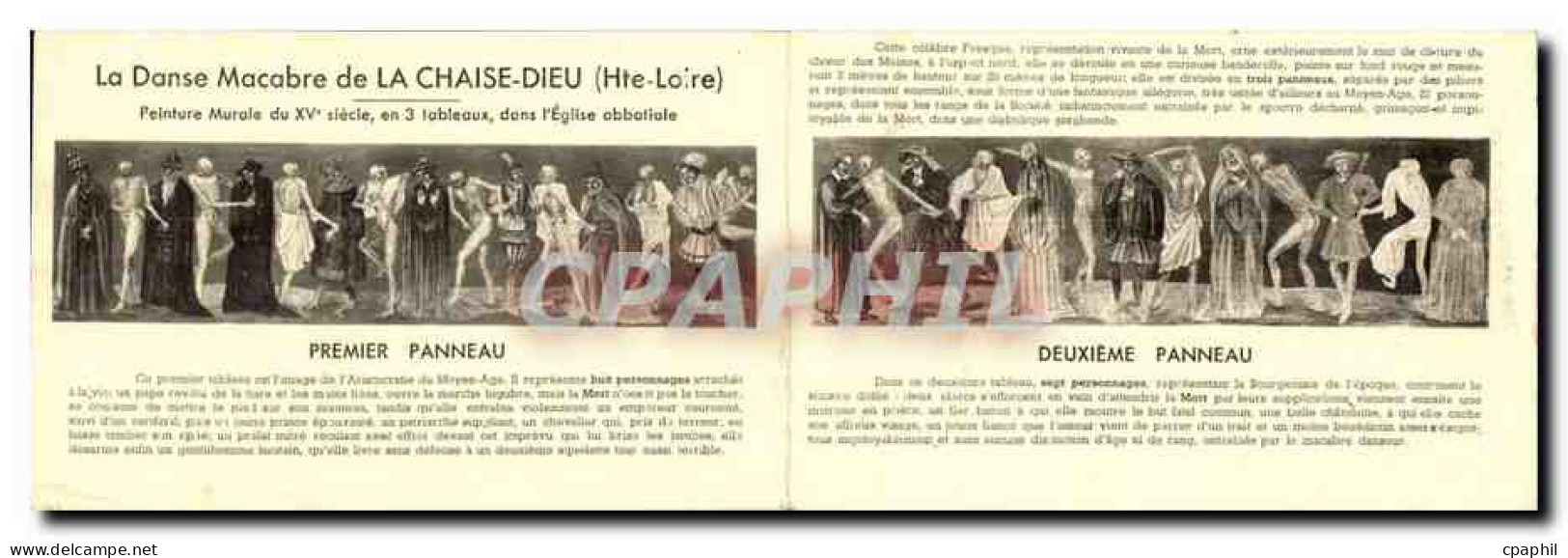 CARTE EN TRoIS PArTIES La chaise Dieu