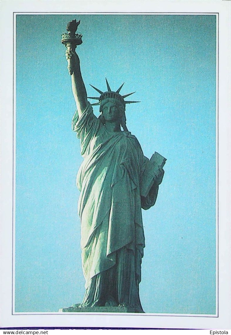 ►  Carte fiche  USA Statue de la Liberté     1988