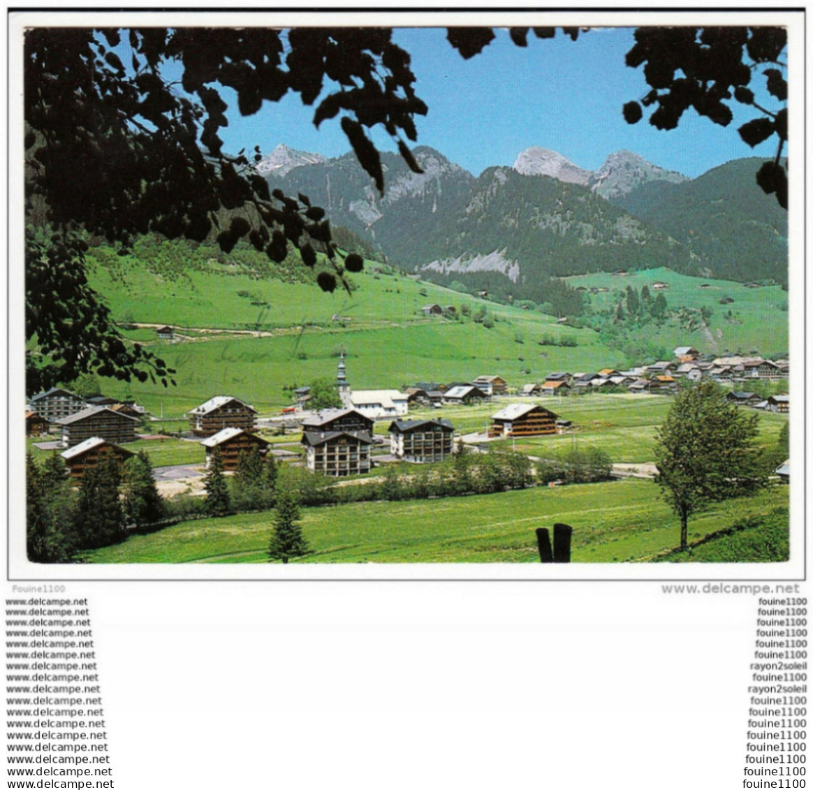 carte ( format 15 x 10,5 cm )  la chapelle d' abondance  ( nouvelle résidence )( recto verso )