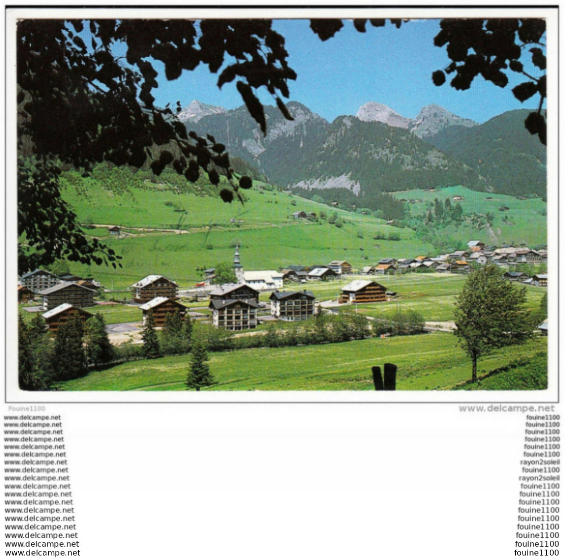 carte ( format 15 x 10,5 cm )  la chapelle d' abondance  ( nouvelle résidence )( recto verso )