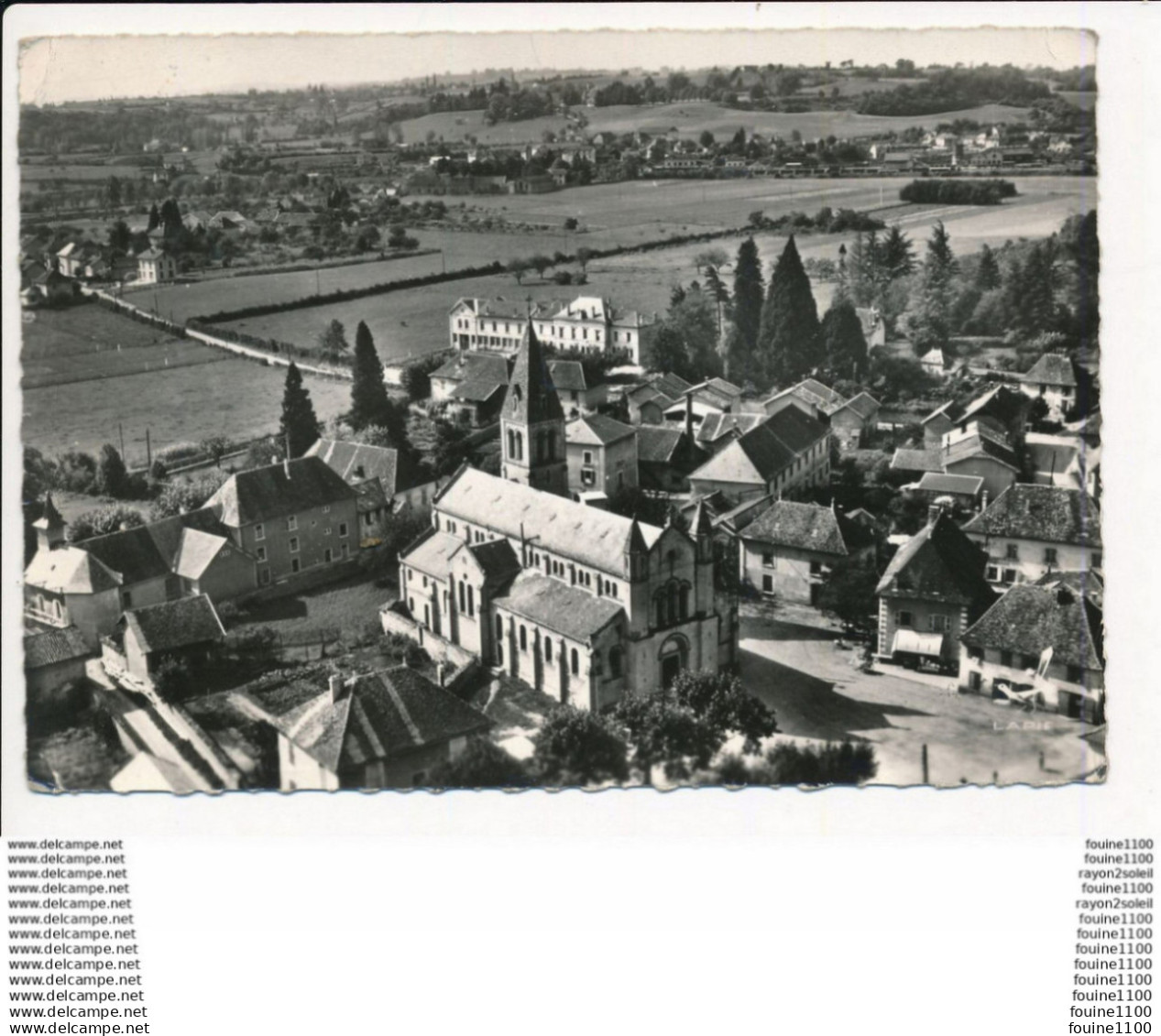 carte ( format 15 x 10,5 cm ) SAINT ANDRE LE GAZ ( vue aérienne ) ( recto verso )