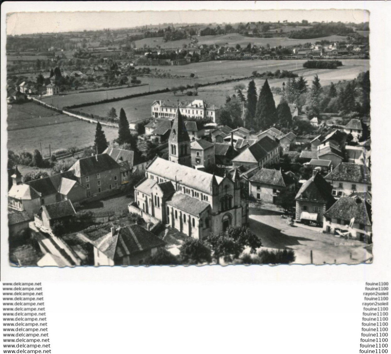 carte ( format 15 x 10,5 cm ) SAINT ANDRE LE GAZ ( vue aérienne ) ( recto verso )