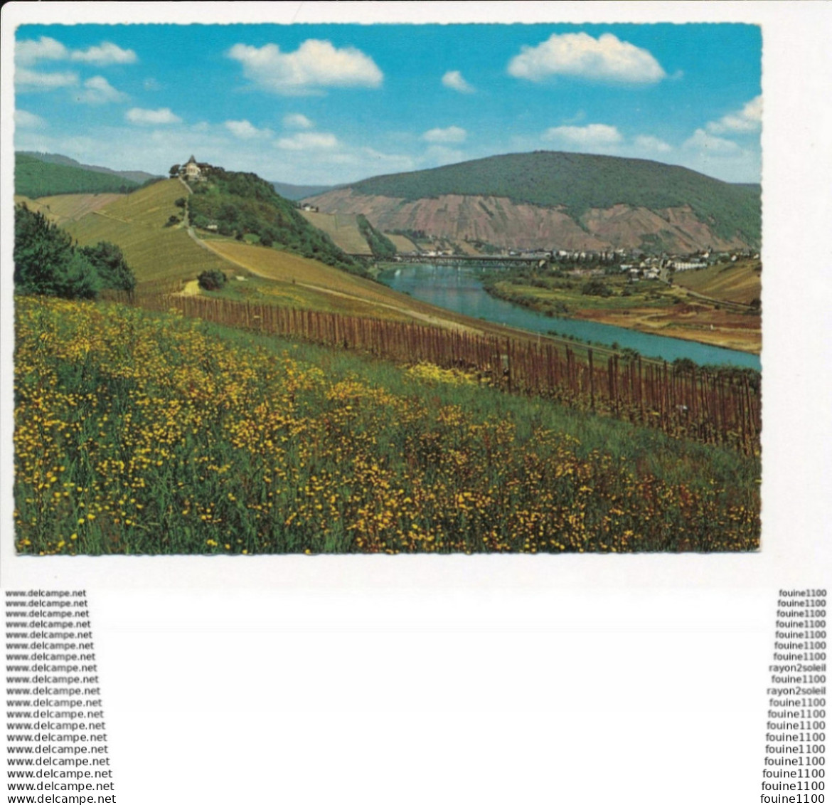 carte ( format 15 x 10 cm ) alf  bullay a d mosel   mit marienburg