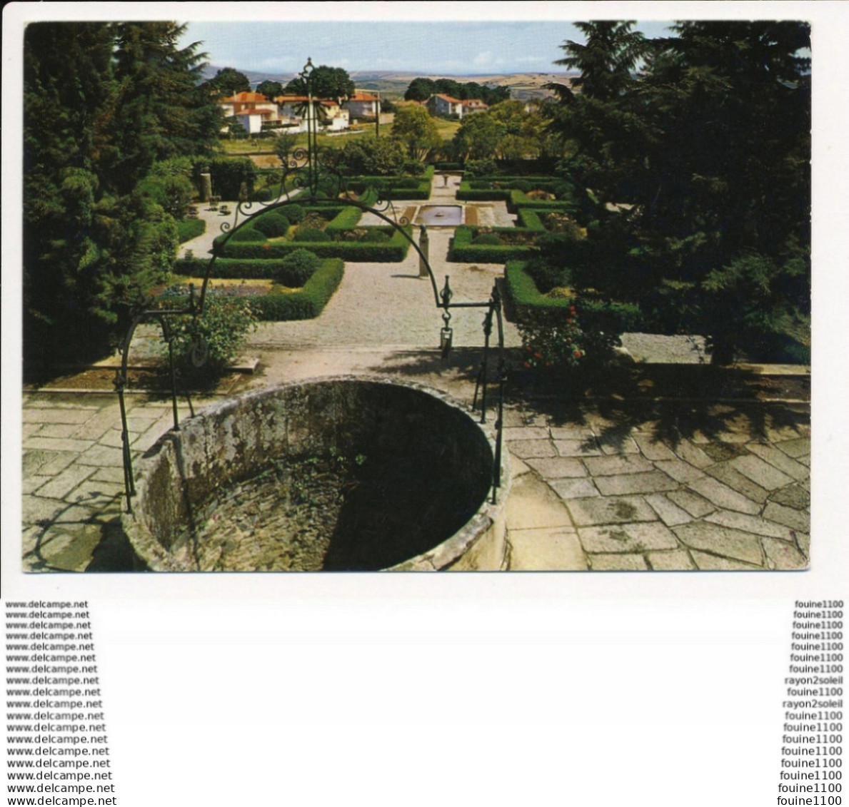 carte ( format 15 x 10 cm ) bragança jardin
