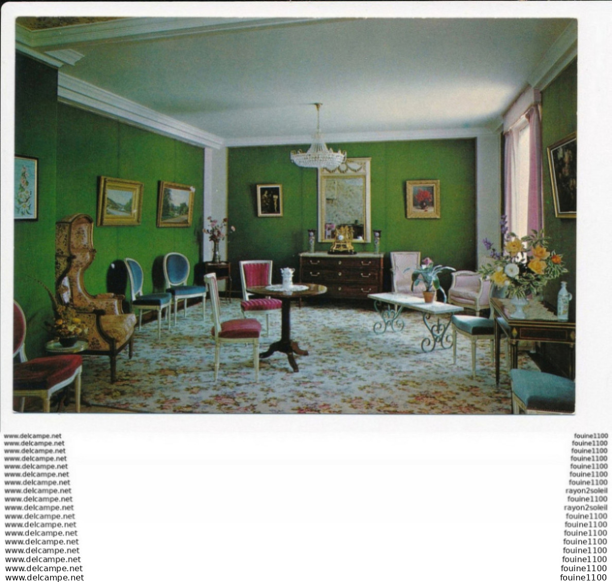 carte ( format 15 x 10 cm ) de champs sur yonne maison de retraite   ( recto verso )