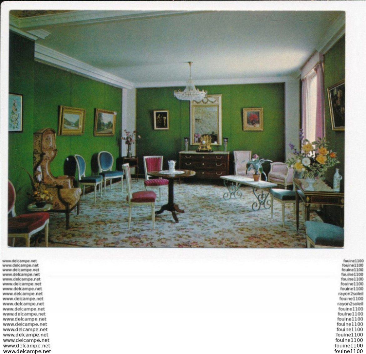 carte ( format 15 x 10 cm ) de champs sur yonne maison de retraite   ( recto verso )