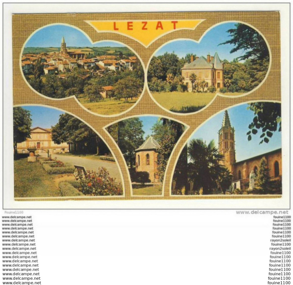 carte ( format 15 x10,5 ) de lezat