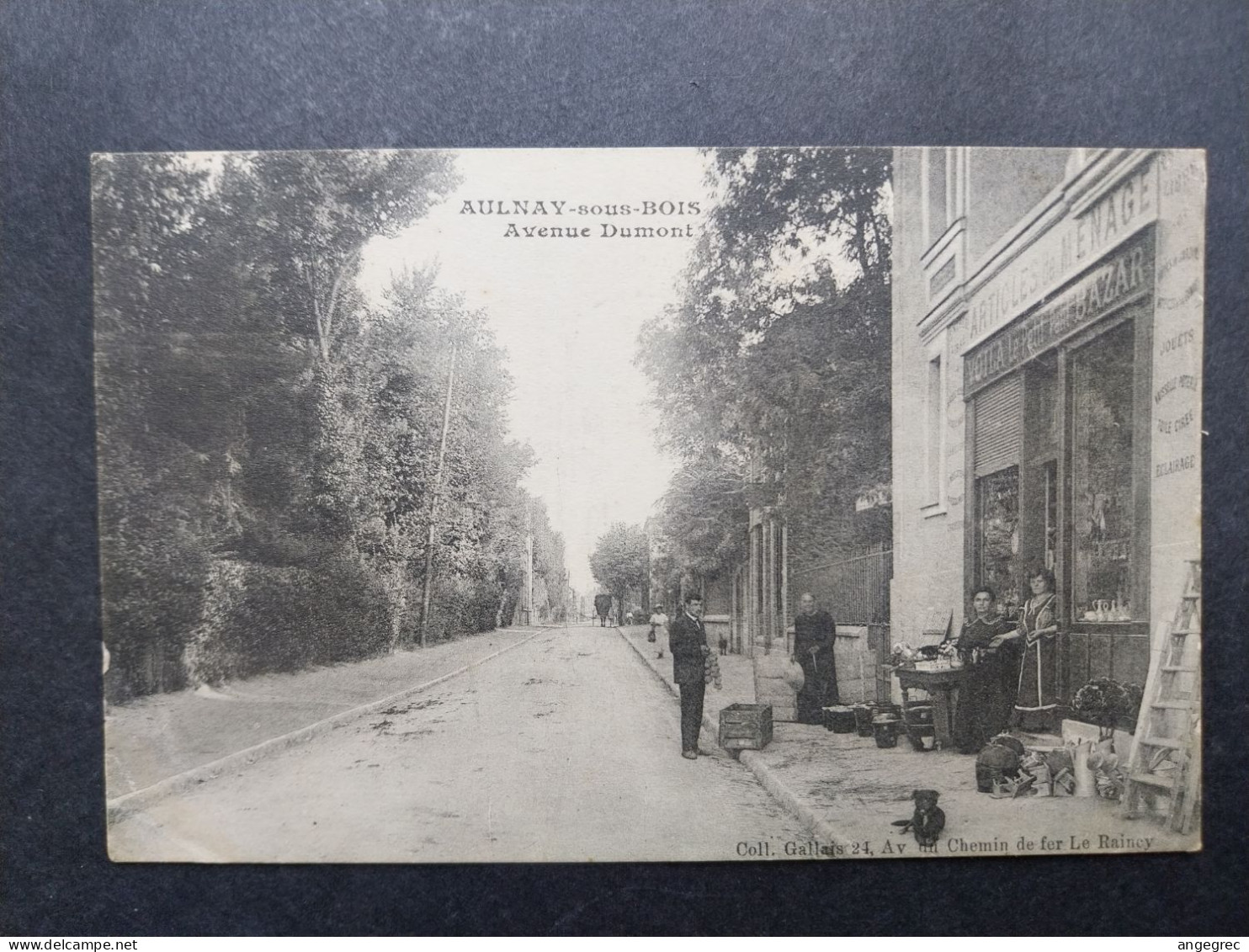 Carte France Aulnay-sous-Bois  Avenue Dumont  - Cachet  Service des bléssés militaires