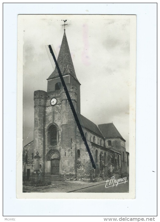 Carte  - Nanteuil le Haudouin  - L'église (Portail XIIIe s)