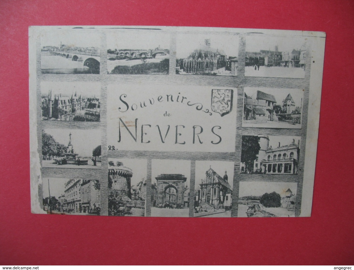 Carte   Nevers  Carte Souvenirs